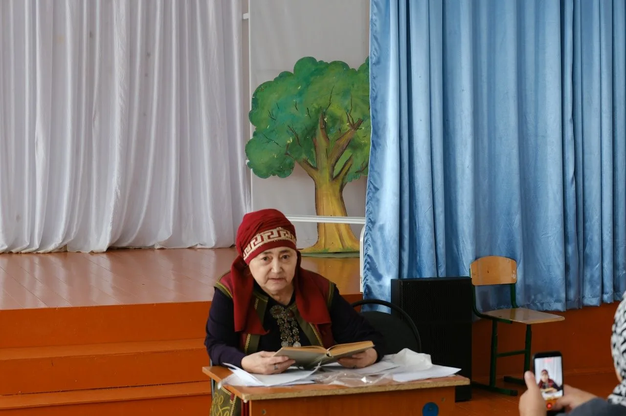 В Хайбуллинском районе состоялся мастер-класс по эпосу «Урал батыр»