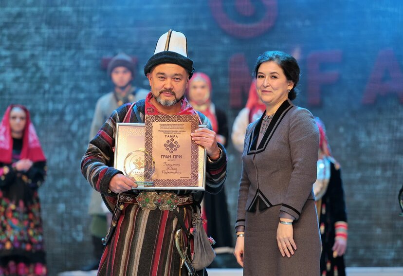 Yulai Galiullin Grand-Prix winner of the “Tamga”– I International Contest of Bashkir Ethnic Attire Craftsmen