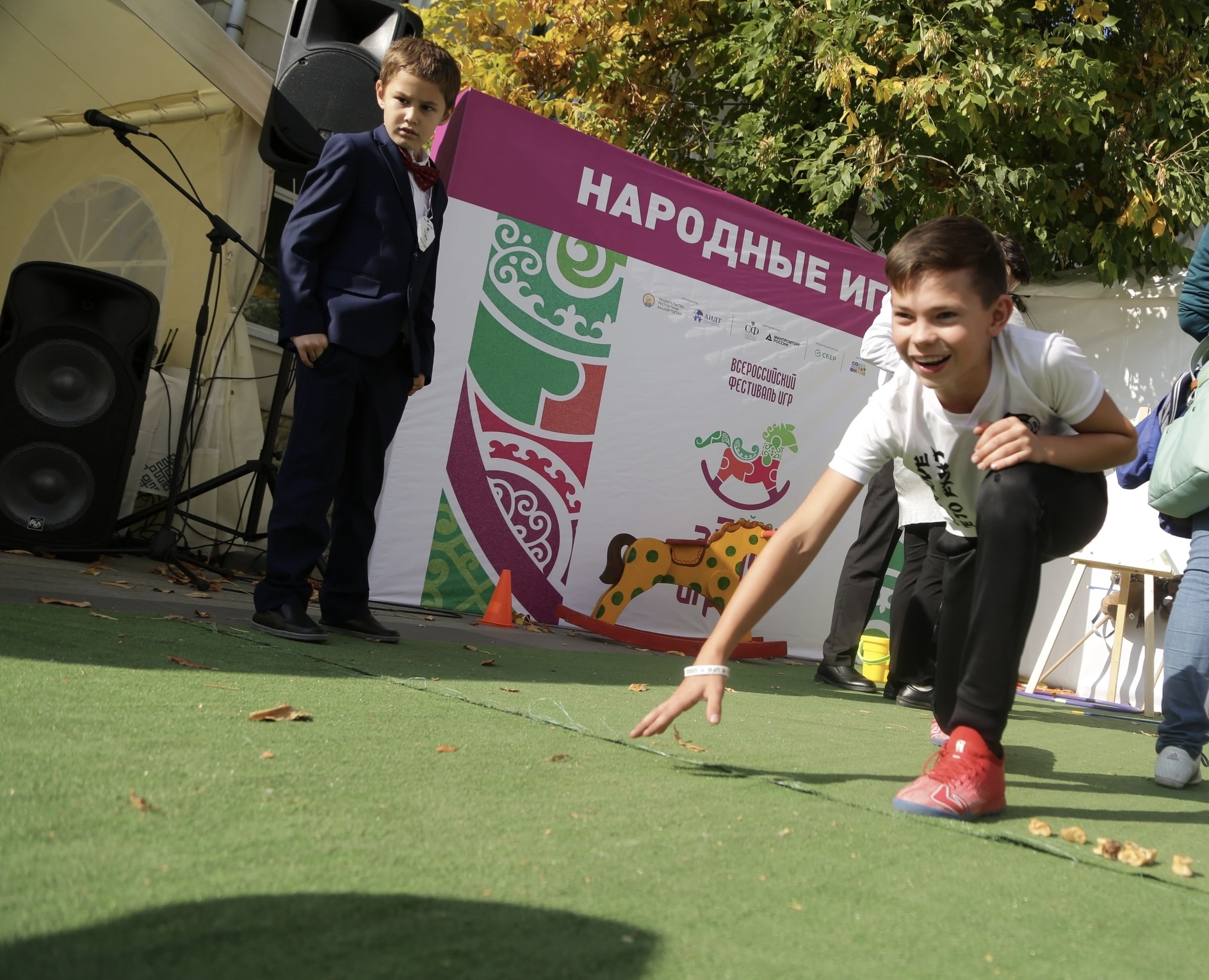 Традиционные казахские народные игры на фестивале «Айда играть» 