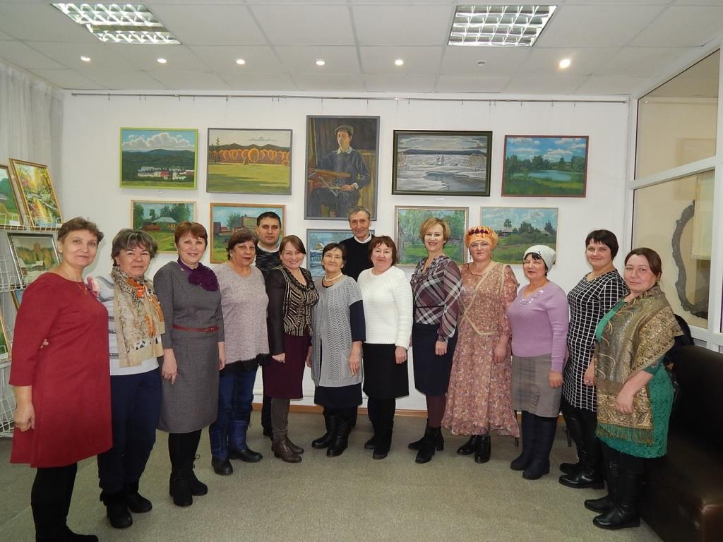 В Бижбулякском районе открыта выставка живописи челябинского художника Юрия Батталова